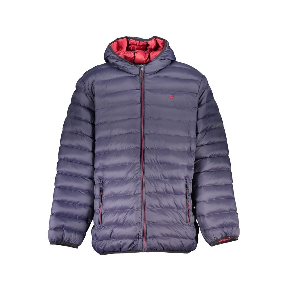U.S. Grand Polo Blue Polyester Men's Men's Jacket