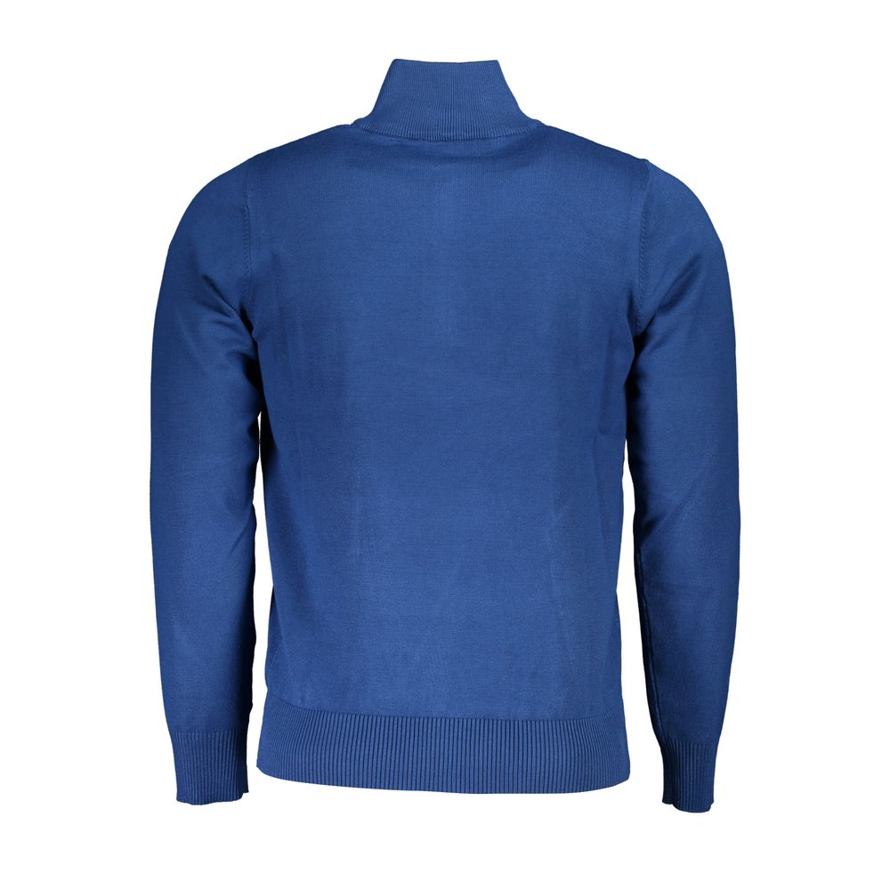 U.S. Grand Blue Viscose Men Men's Sweater