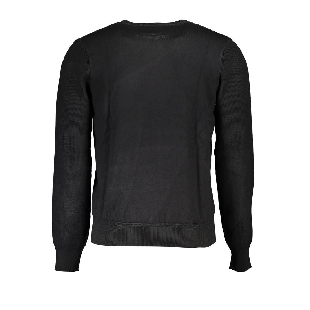 U.S. Grand Polo Black Viscosa Mens Men's Sweater