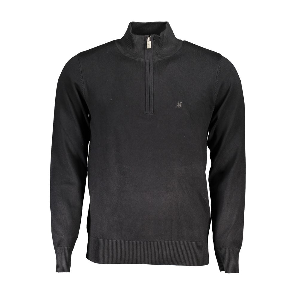 U.S. Grand Polo Black Viscose Men's Men's Sweater