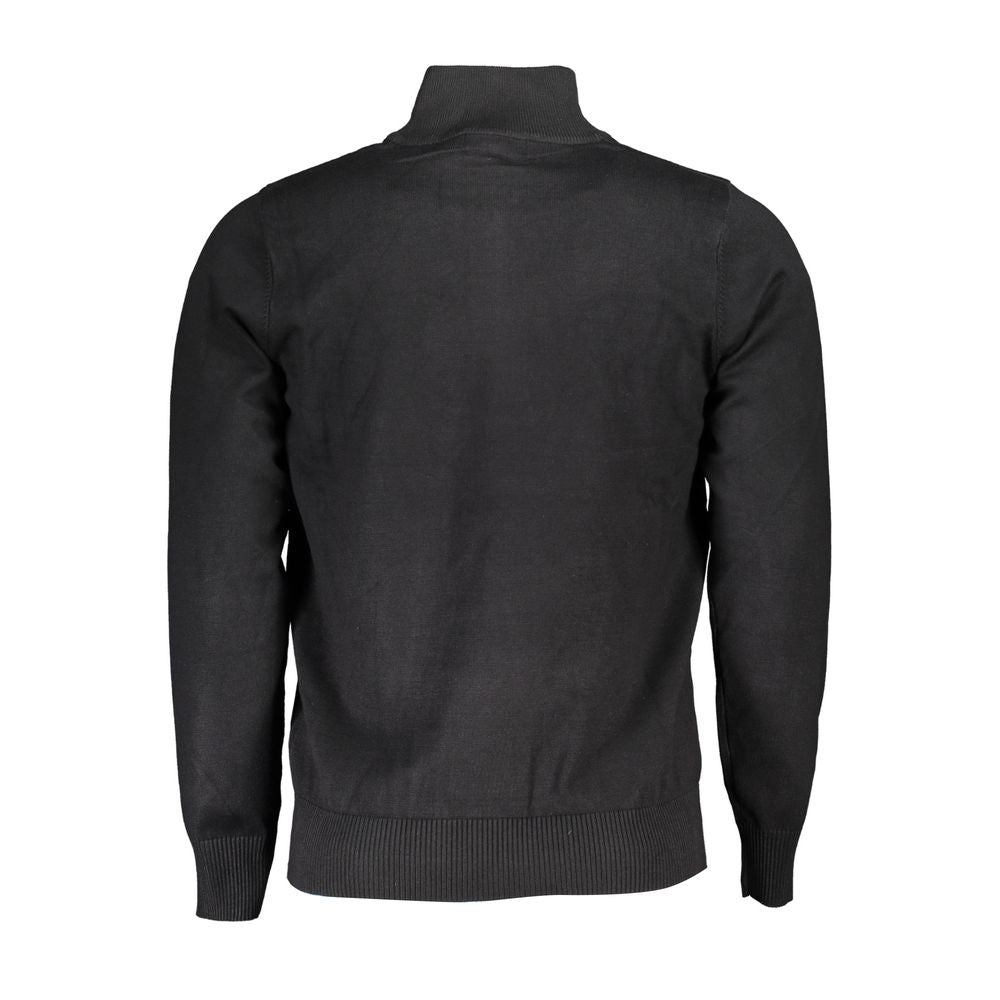 U.S. Grand Polo Black Viscose Men's Men's Sweater