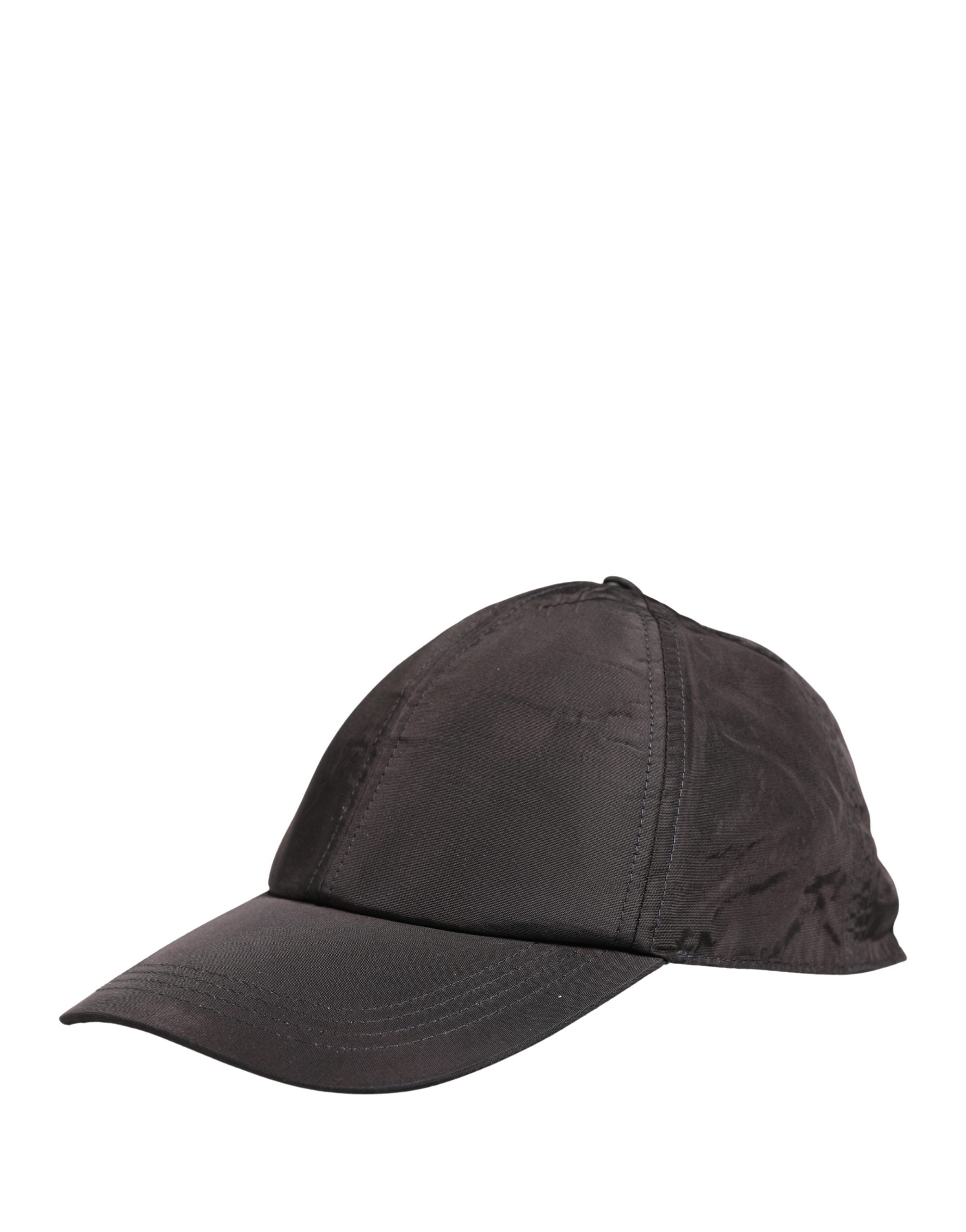Dolce & Gabbana Men Black Cotton 6 Panels Baseball Cap Men's Hat