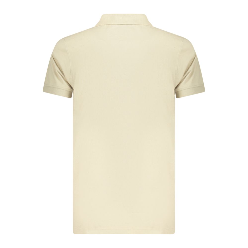 Norway 1963 Beige Cotton Men Polo Men's Shirt