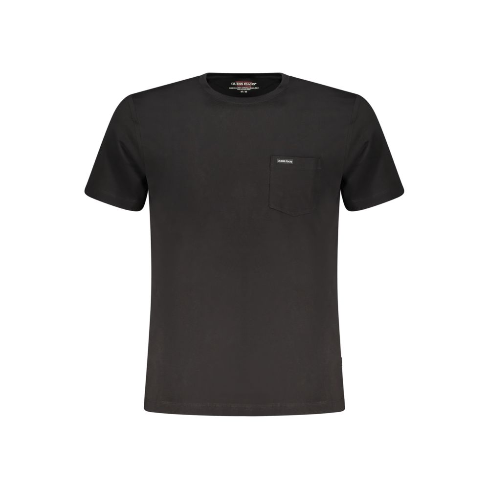 Guess Jeans Black Organic Cotton Men Men's T-Shirt