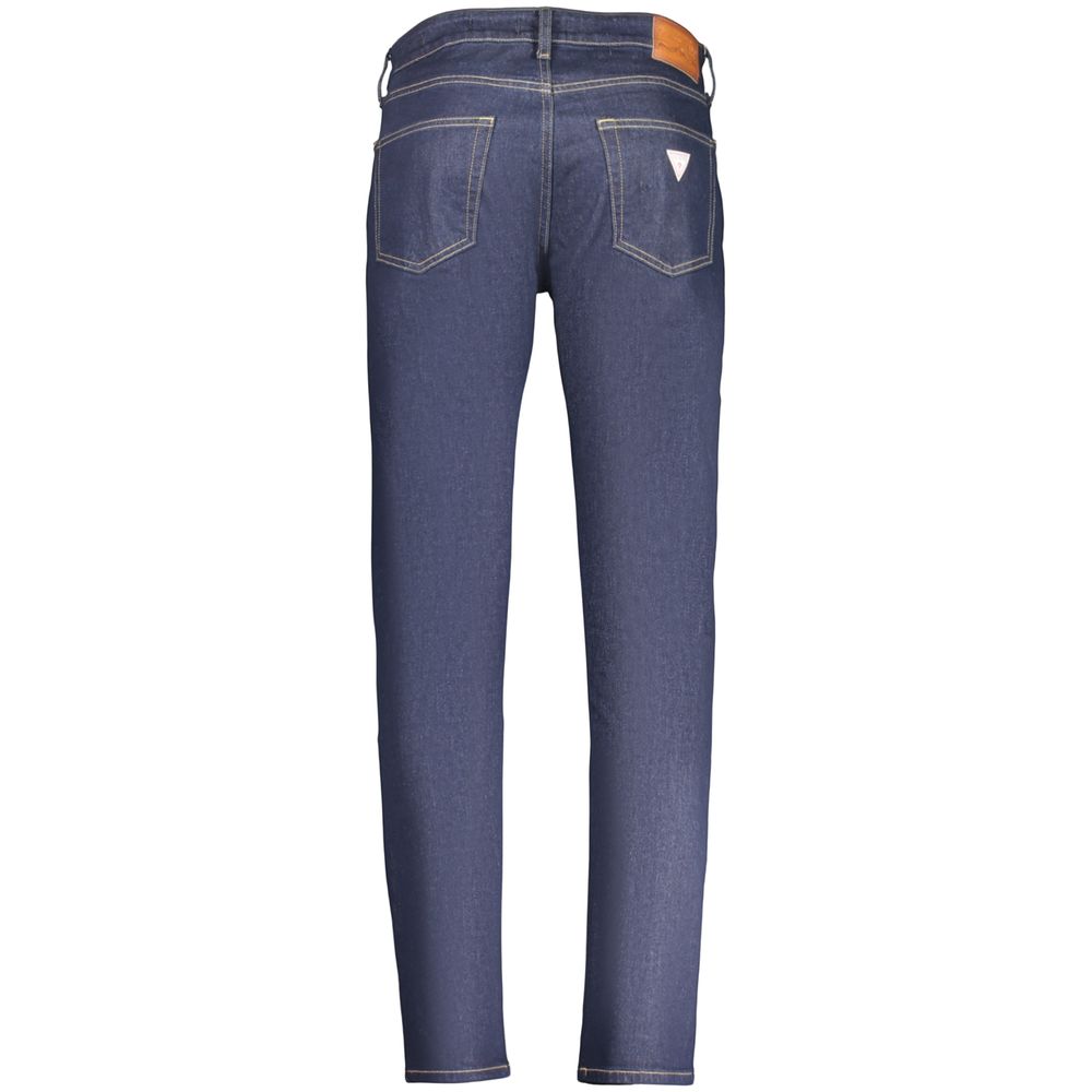 Guess Jeans Blu Cotton Men Men's Jeans