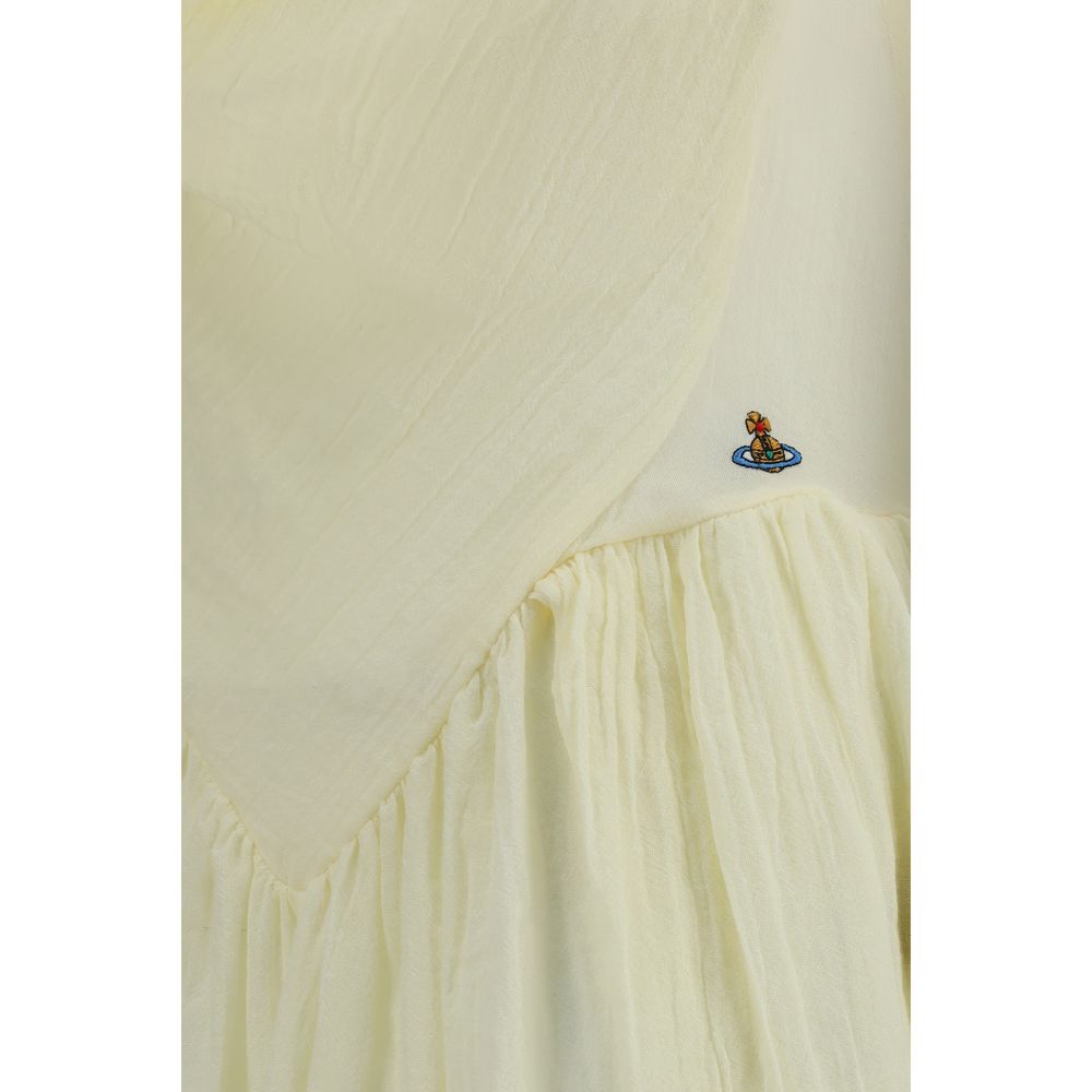 Vivienne Westwood Beige Cotton Casual Women's Dress