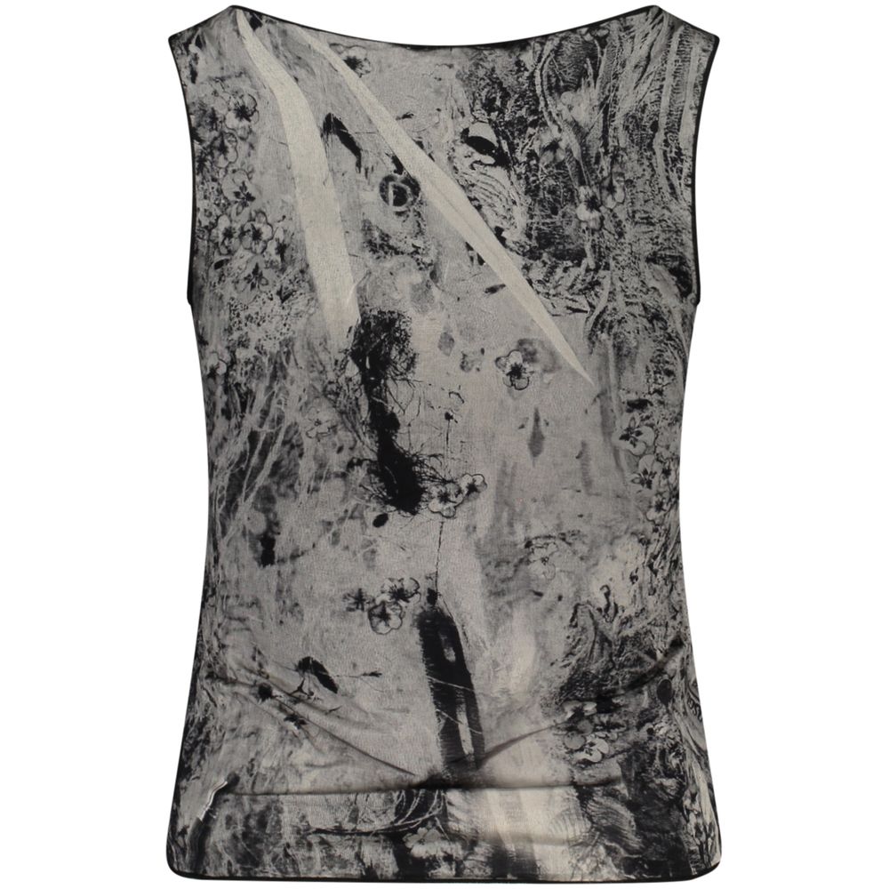 Desigual Black Viscosa Women Tank Women's Top