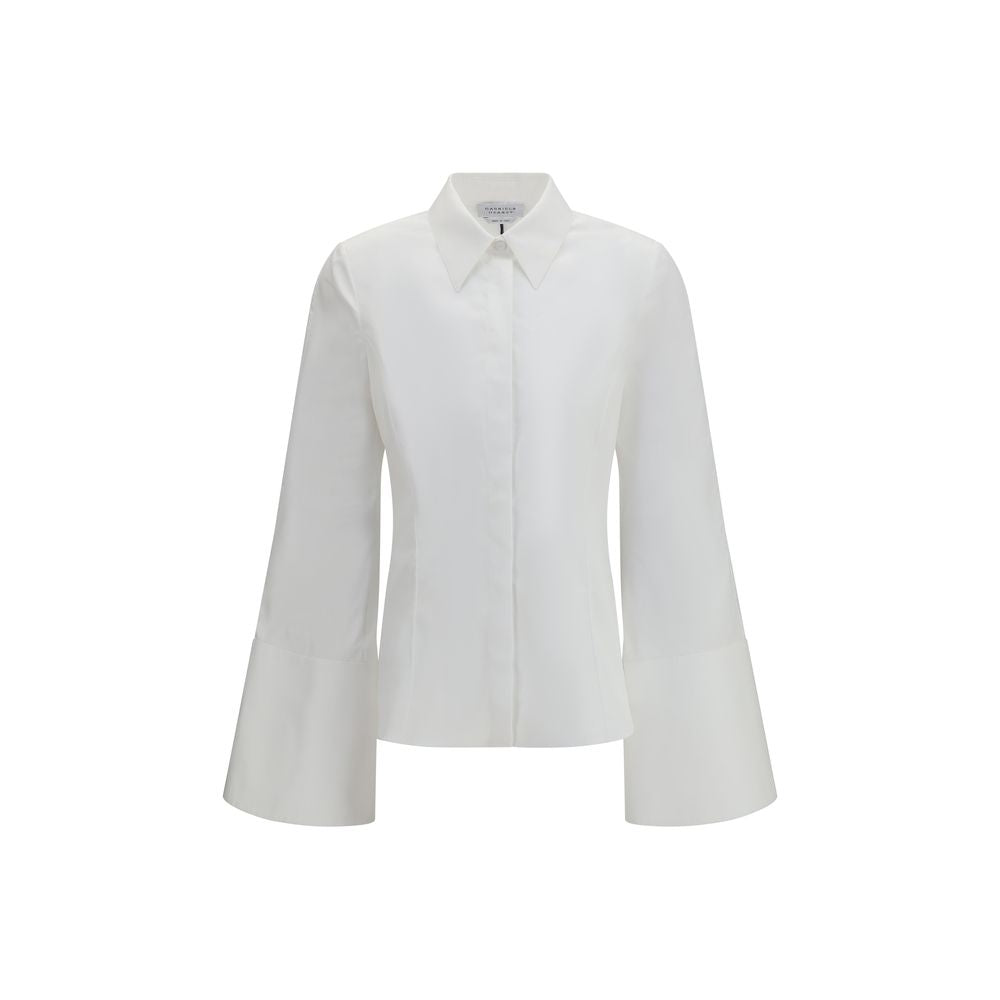 Gabriela Hearst White Cotton Dress Women's Shirt