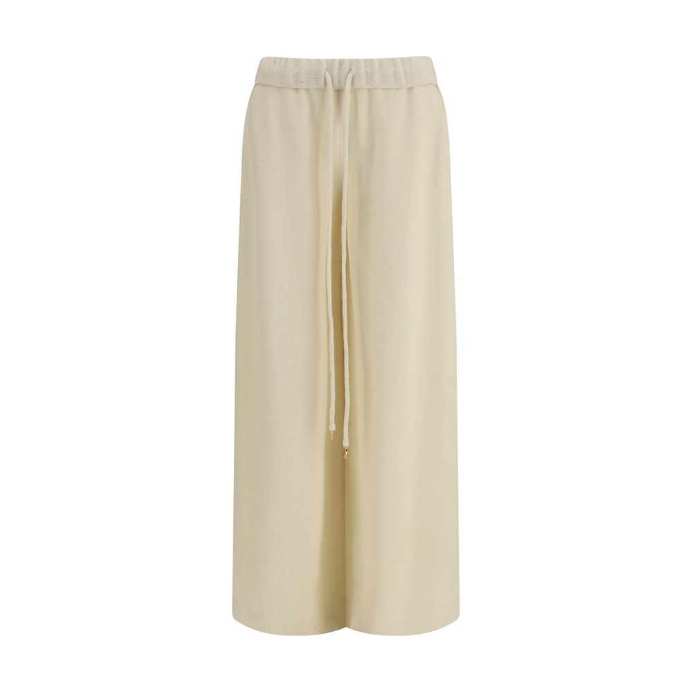 Gabriela Hearst Beige Alpaca Vicugna Pacos Casual Women's Pants
