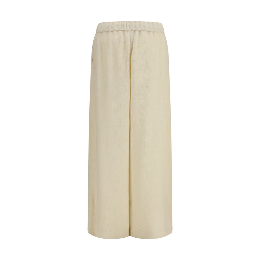 Gabriela Hearst Beige Alpaca Vicugna Pacos Casual Women's Pants