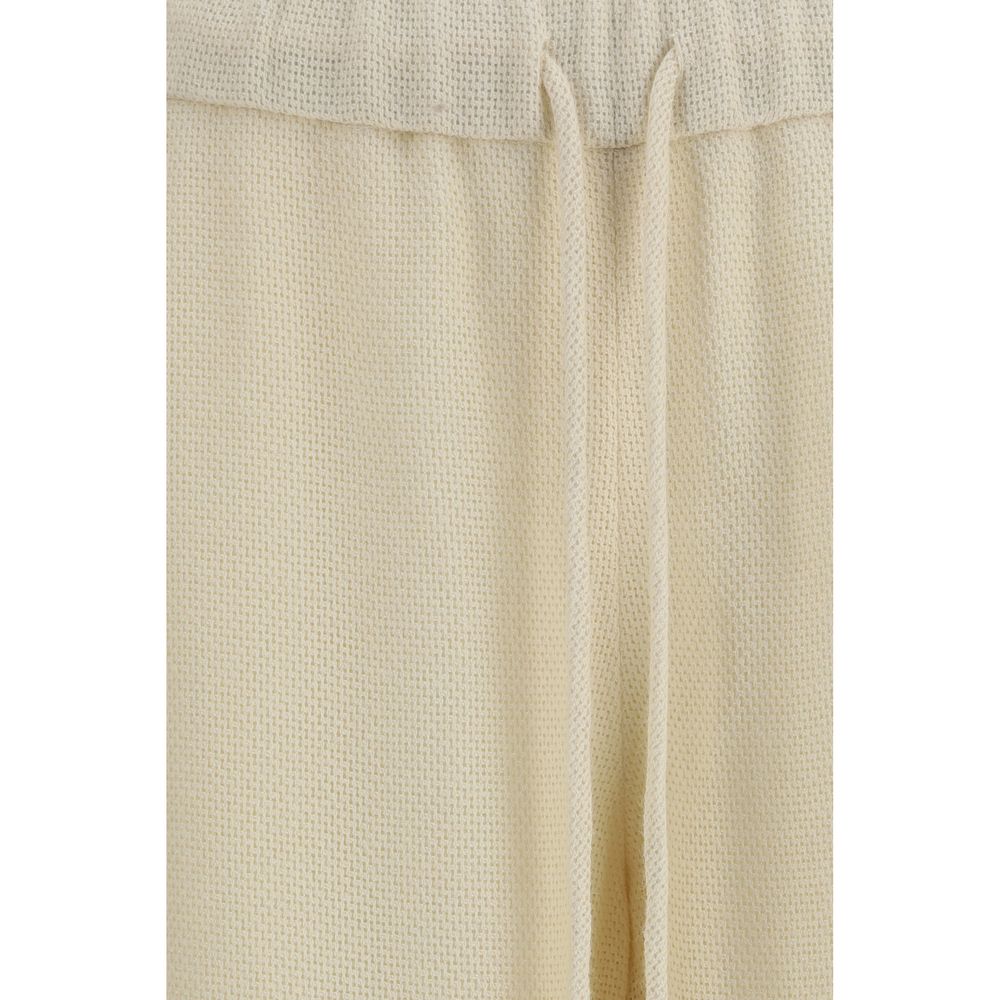 Gabriela Hearst Beige Alpaca Vicugna Pacos Casual Women's Pants