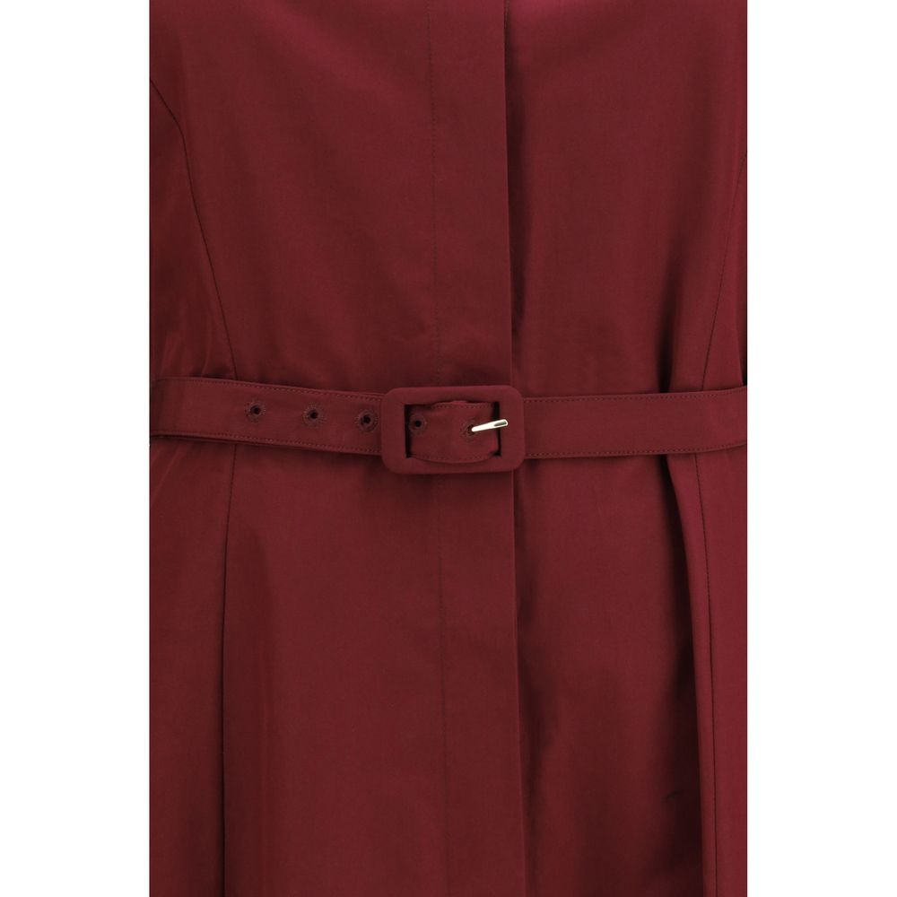Gabriela Hearst Bordeaux Cotton Casual Women's Dress