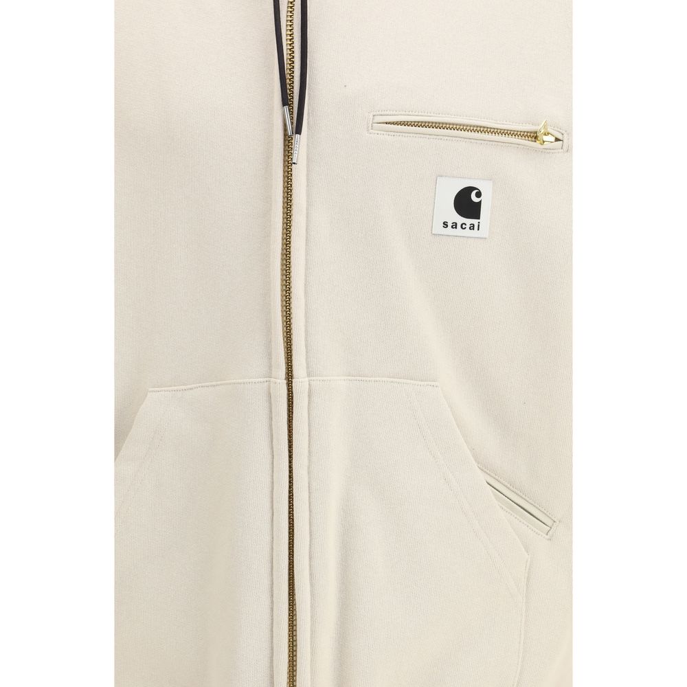 Sacai Beige Cotton Men's Sweatshirt