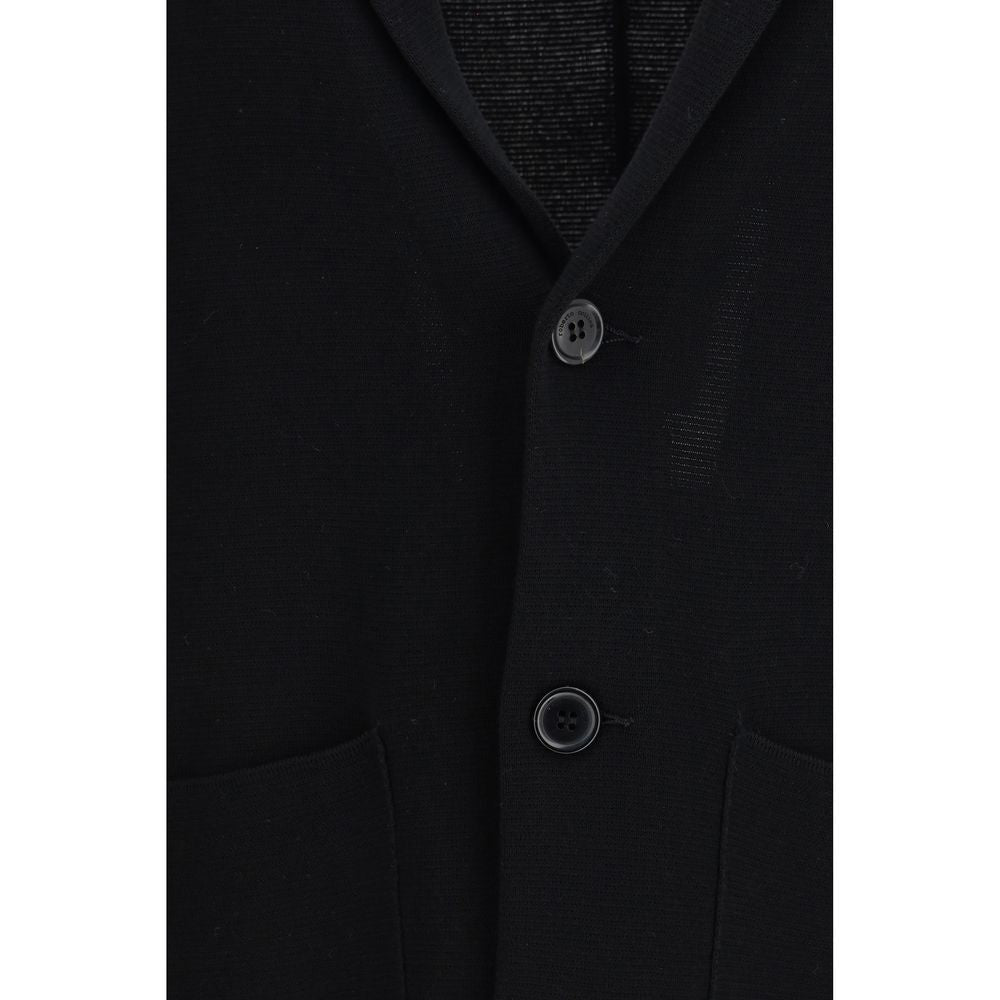 Roberto Collina Black Polyamide Men's Coat