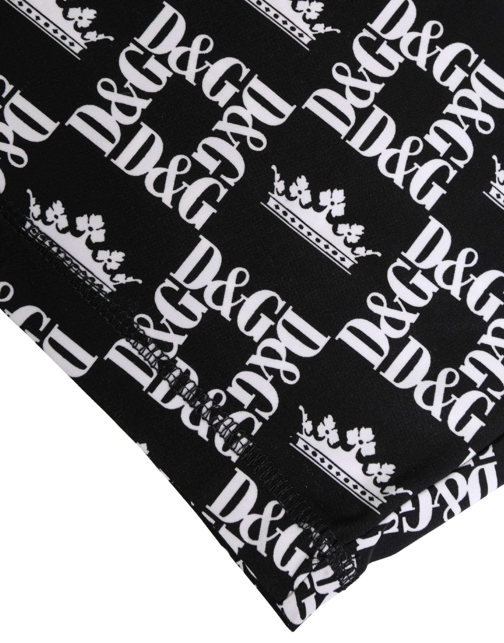 Dolce & Gabbana Multicolor Patterned Cycling Bike Shorts Men's Underwear