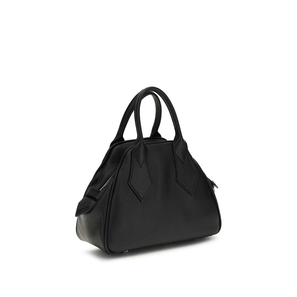 Vivienne Westwood Black Calf Leather Bos Taurus Women's Handbag