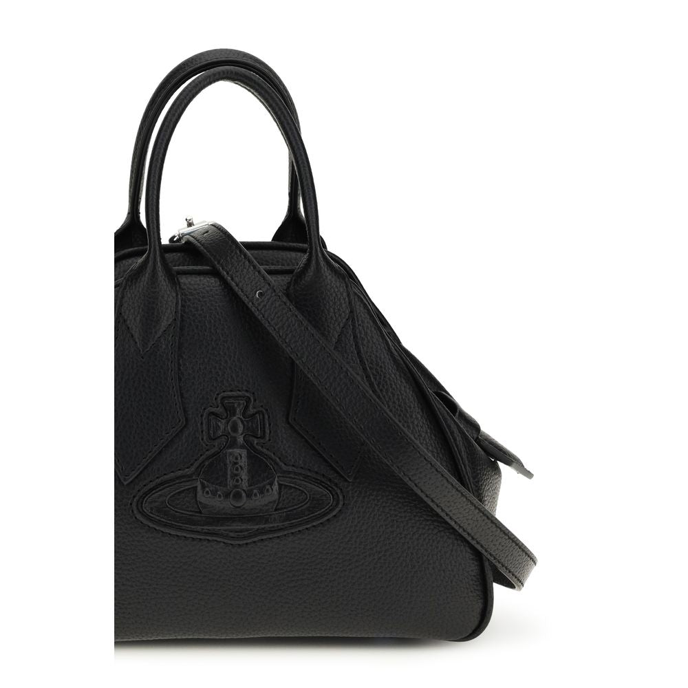 Vivienne Westwood Black Calf Leather Bos Taurus Women's Handbag