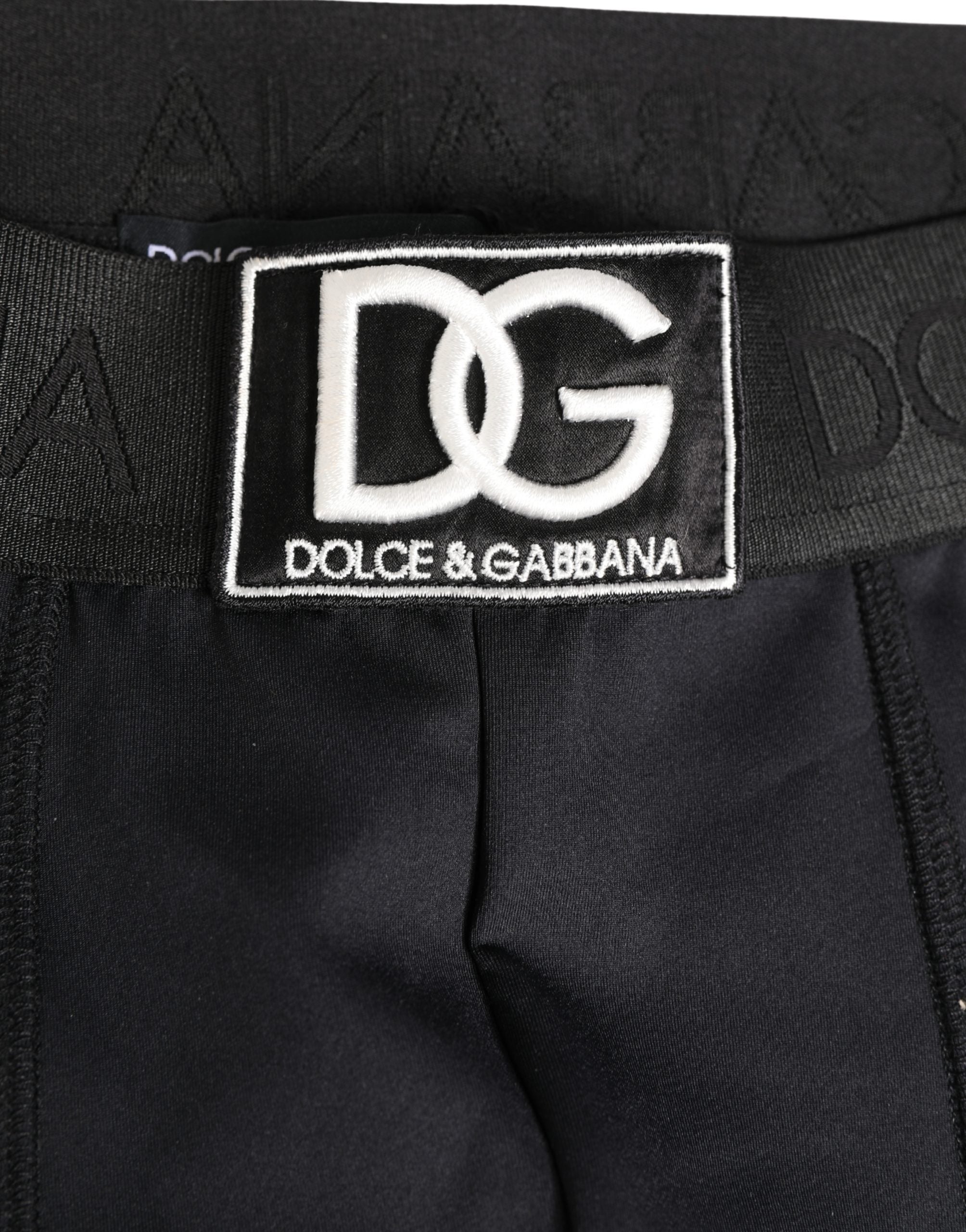Dolce & Gabbana Black Logo Waistband Men BoxerShorts Men's Underwear