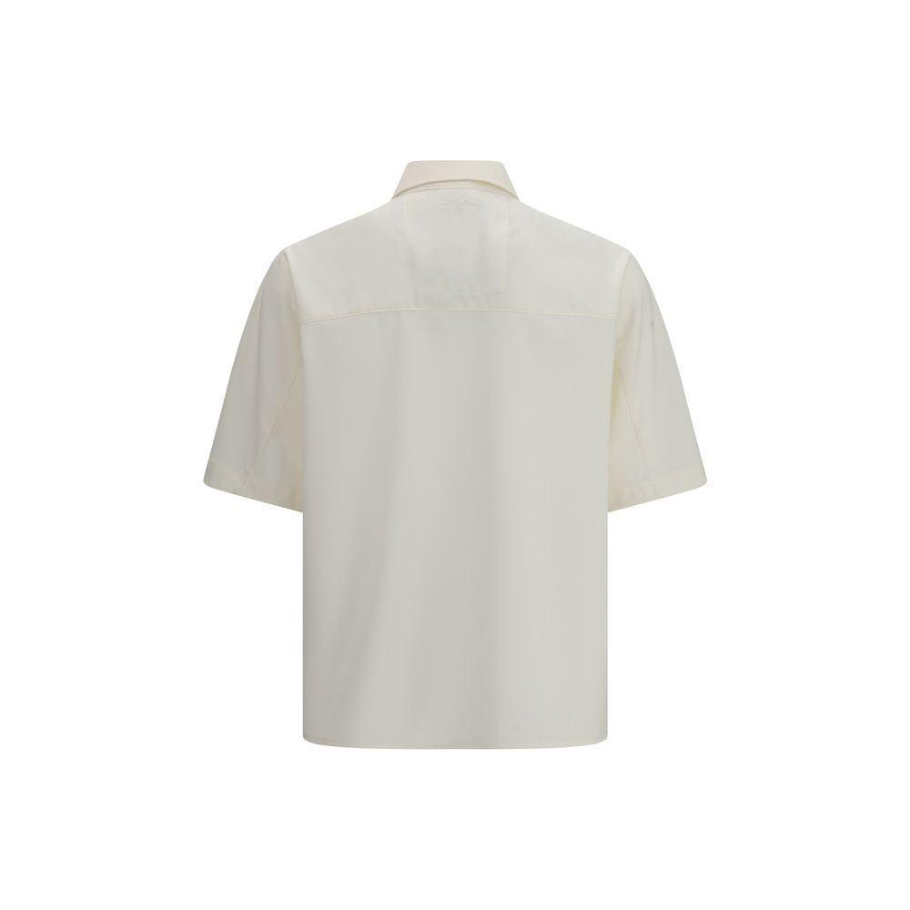 LAMINAR Beige Polyester Shortsleeve Men's Shirt