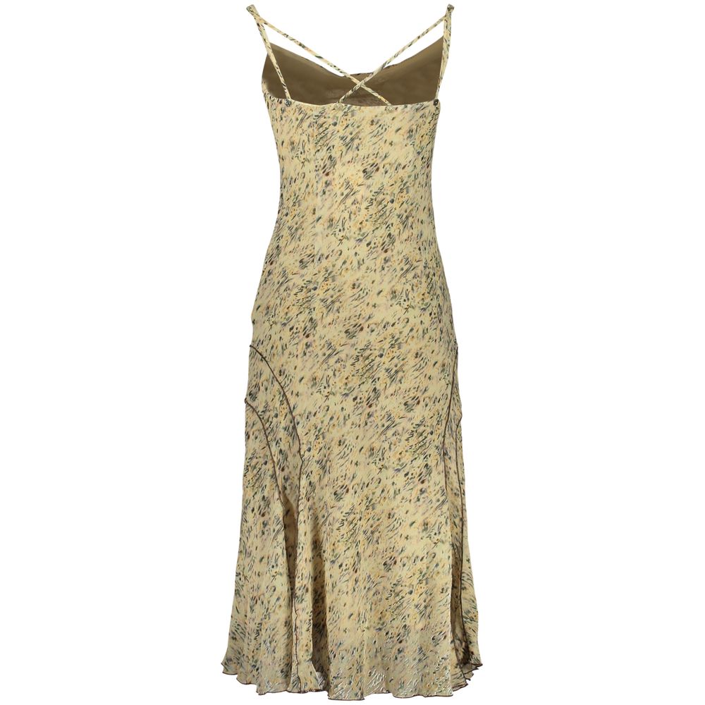 Desigual Beige Polyester Women Women's Dress