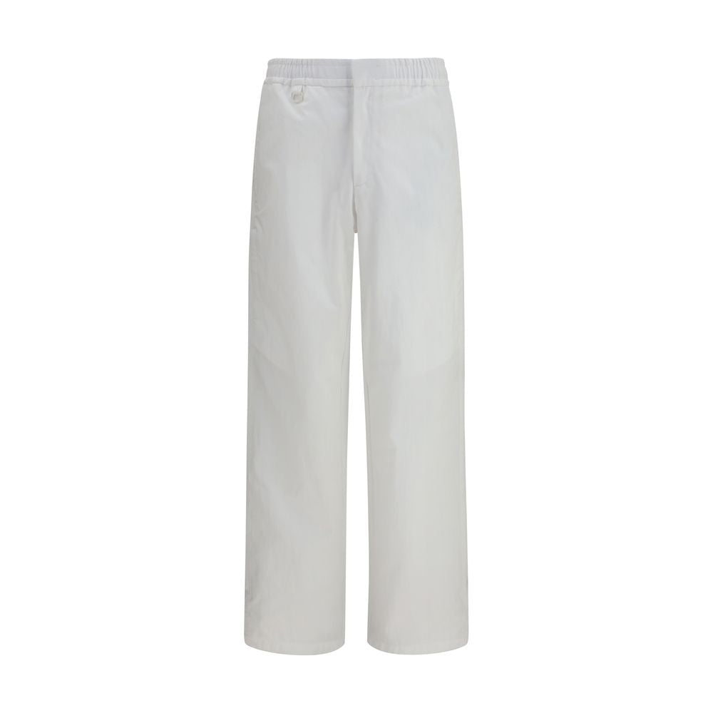 LAMINAR White Cotton Casual Men's Pants