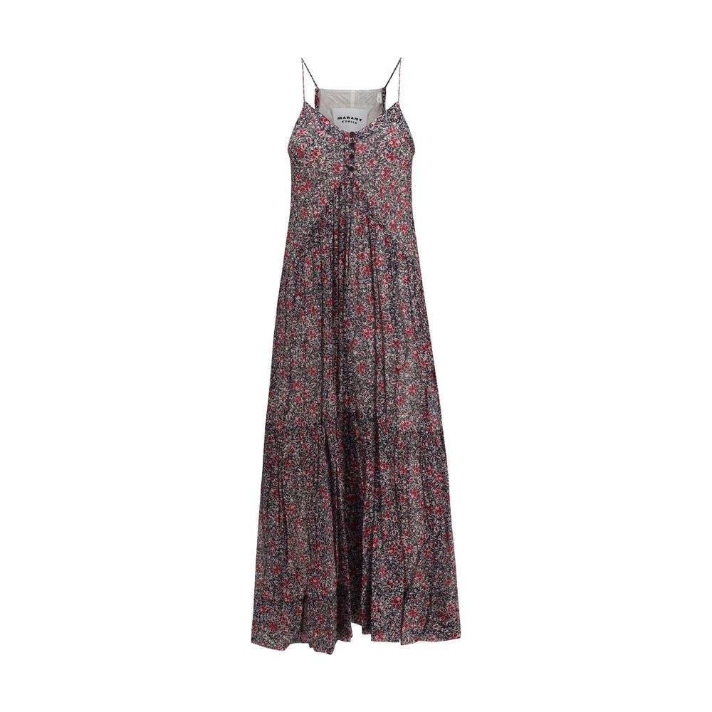 Isabel Marant Étoile Purple Cotton Casual Women's Dress