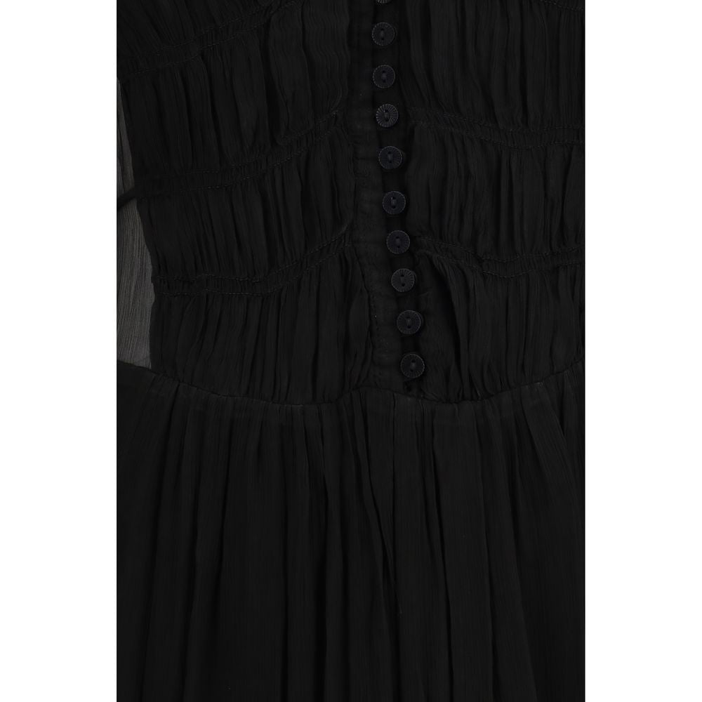 Isabel Marant Étoile Black Viscose Casual Women's Dress