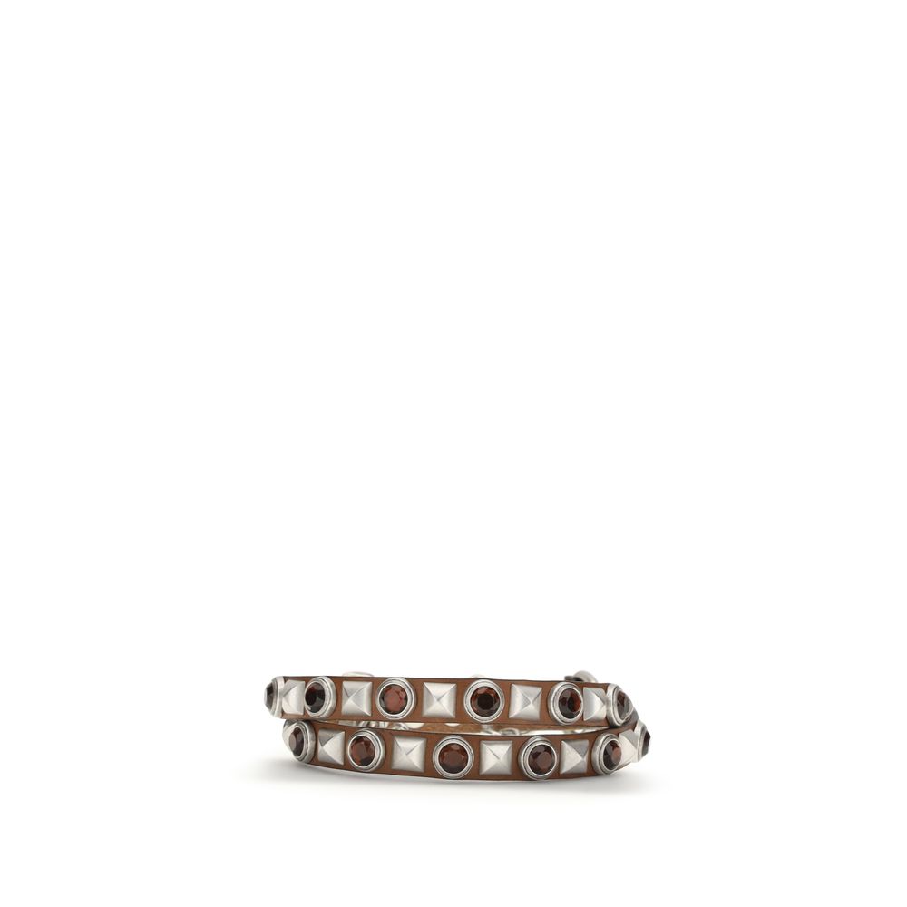 Etro Brown Calf Leather Bos Taurus Regular Women's Belt