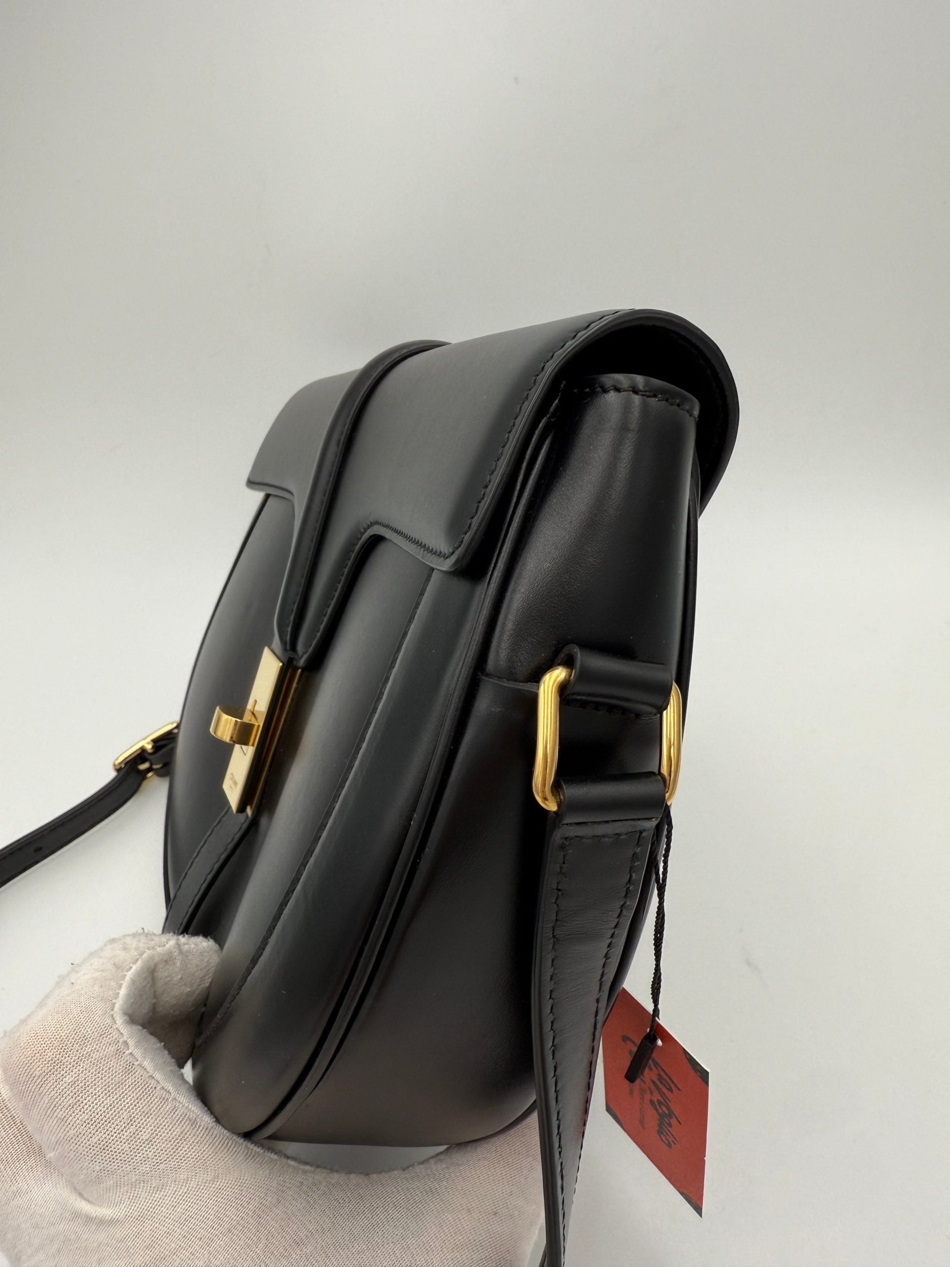 Celine CELINE Sac 16 Besace Black Large Women's Bag (Pre-Owned)