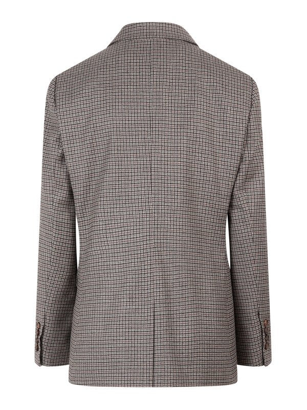 Brunello Cucinelli Multicolor Wool Women's Blazer