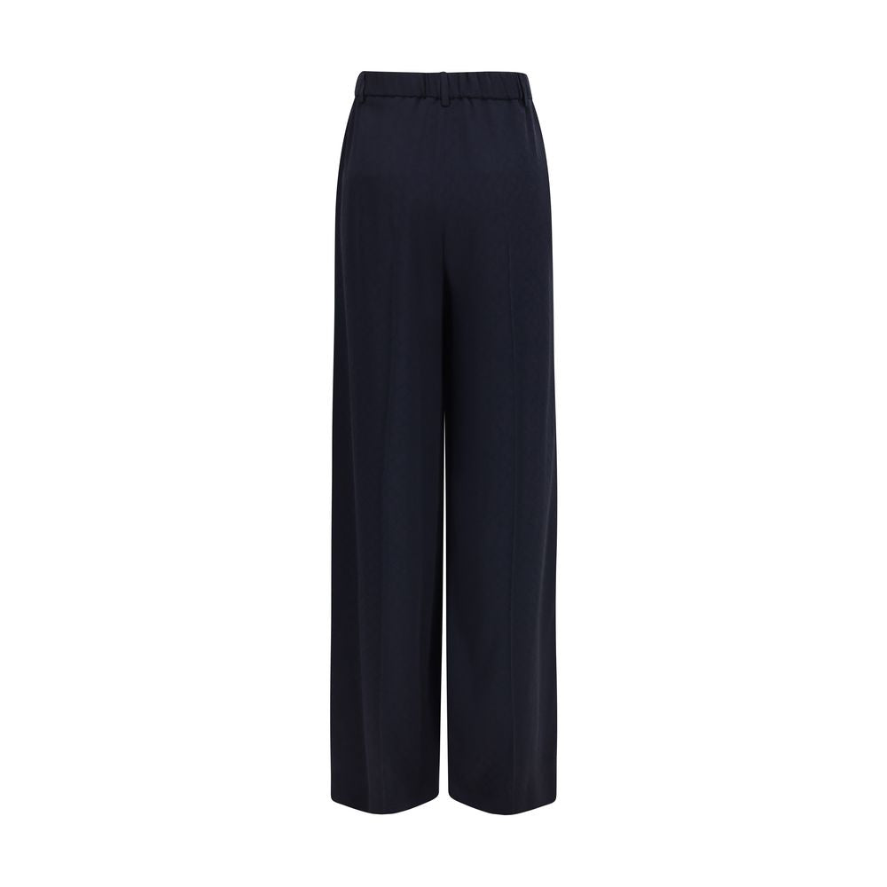 Gucci Blue Viscose Casual Women's Pants