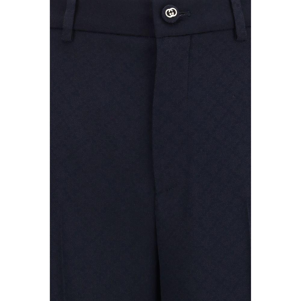 Gucci Blue Viscose Casual Women's Pants