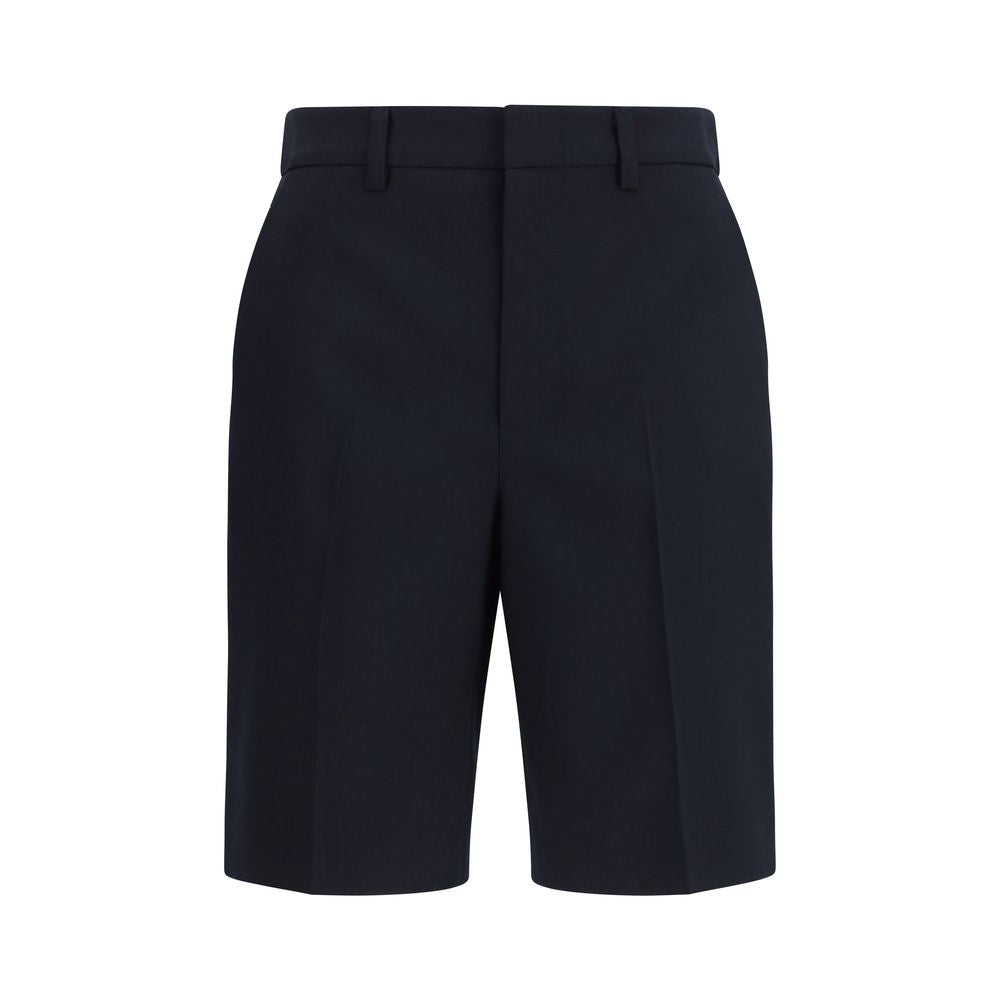 Gucci Black Cotton Bermuda Women's Shorts
