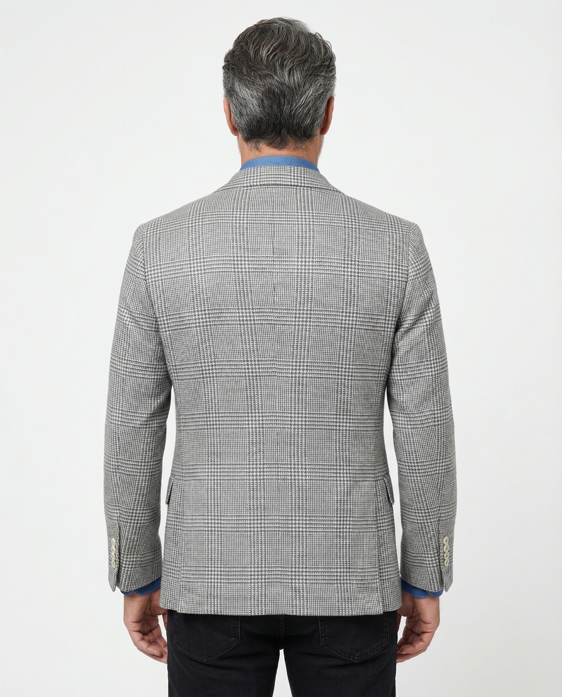 Brunello Cucinelli Gray Wool Men's Blazer