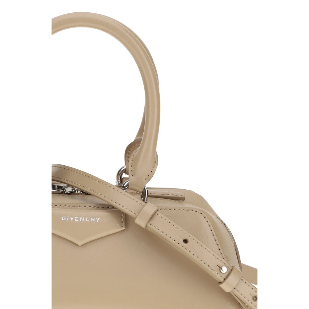 Givenchy Beige Calf Leather Bos Taurus Women's Handbag