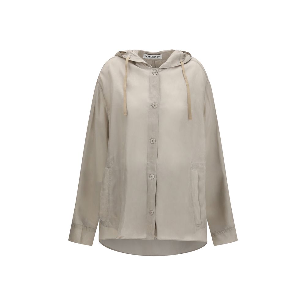 Our Legacy Gray Copper Shell Women's Jacket