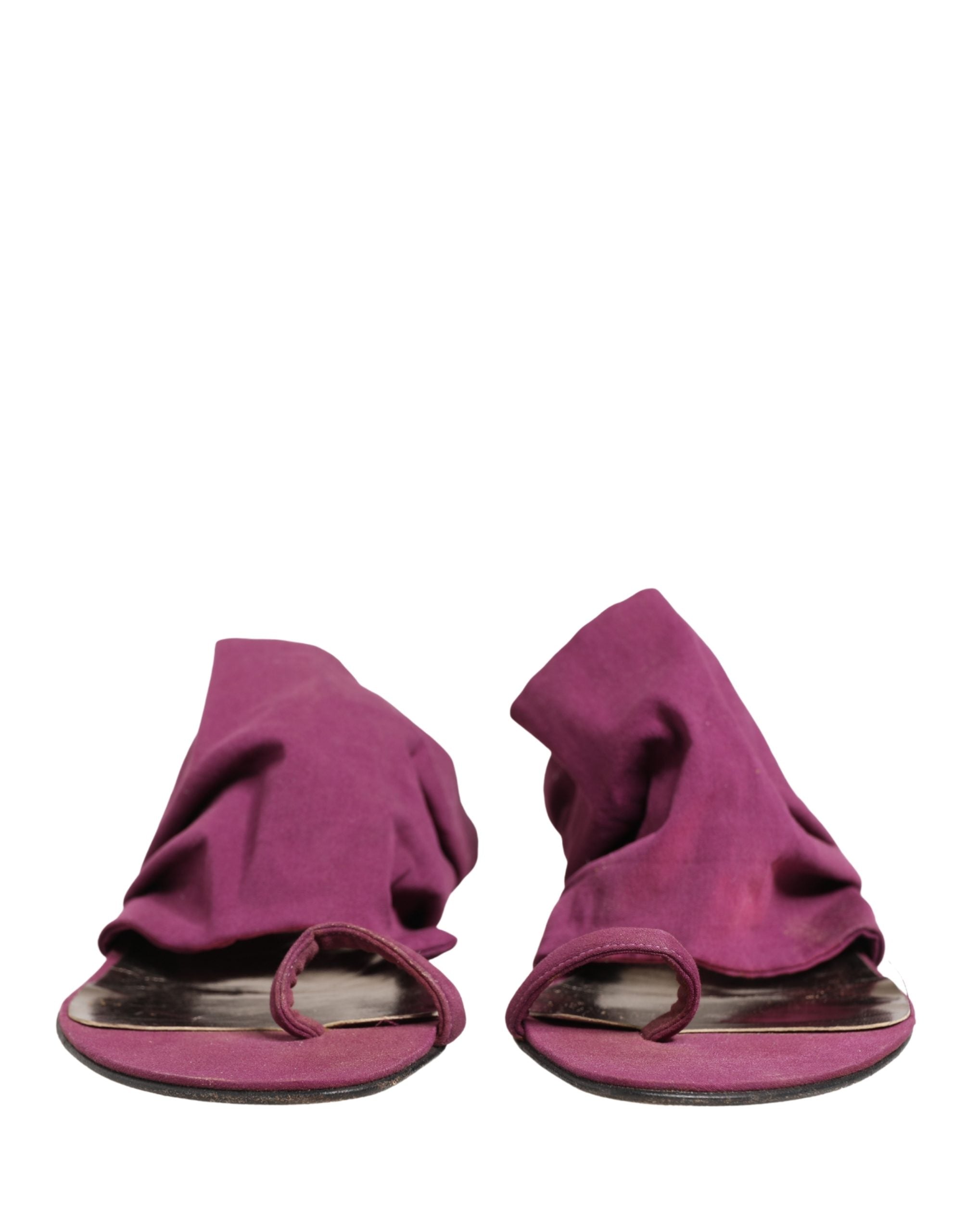 Dolce & Gabbana Violet Heels Sandals Women's Shoes (Pre-Owned)