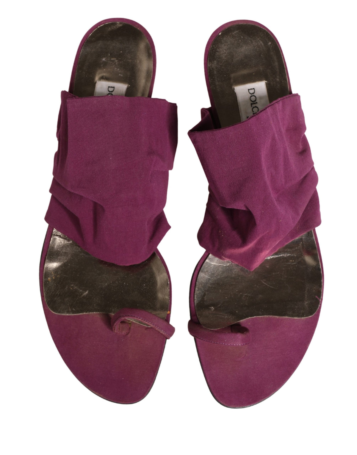 Dolce & Gabbana Violet Heels Sandals Women's Shoes (Pre-Owned)