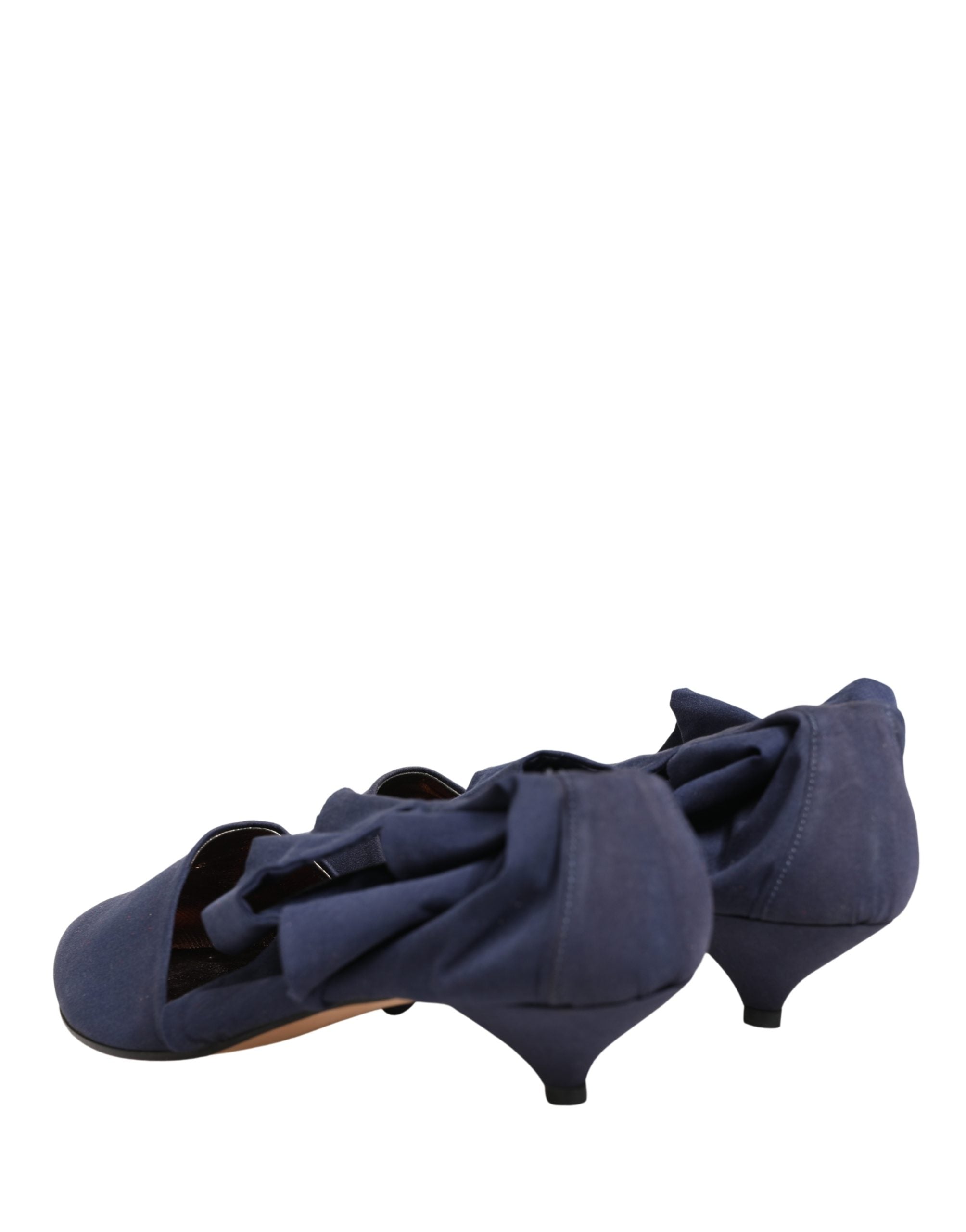 Dolce & Gabbana Blue Cotton Ankle Boots Women's Shoes