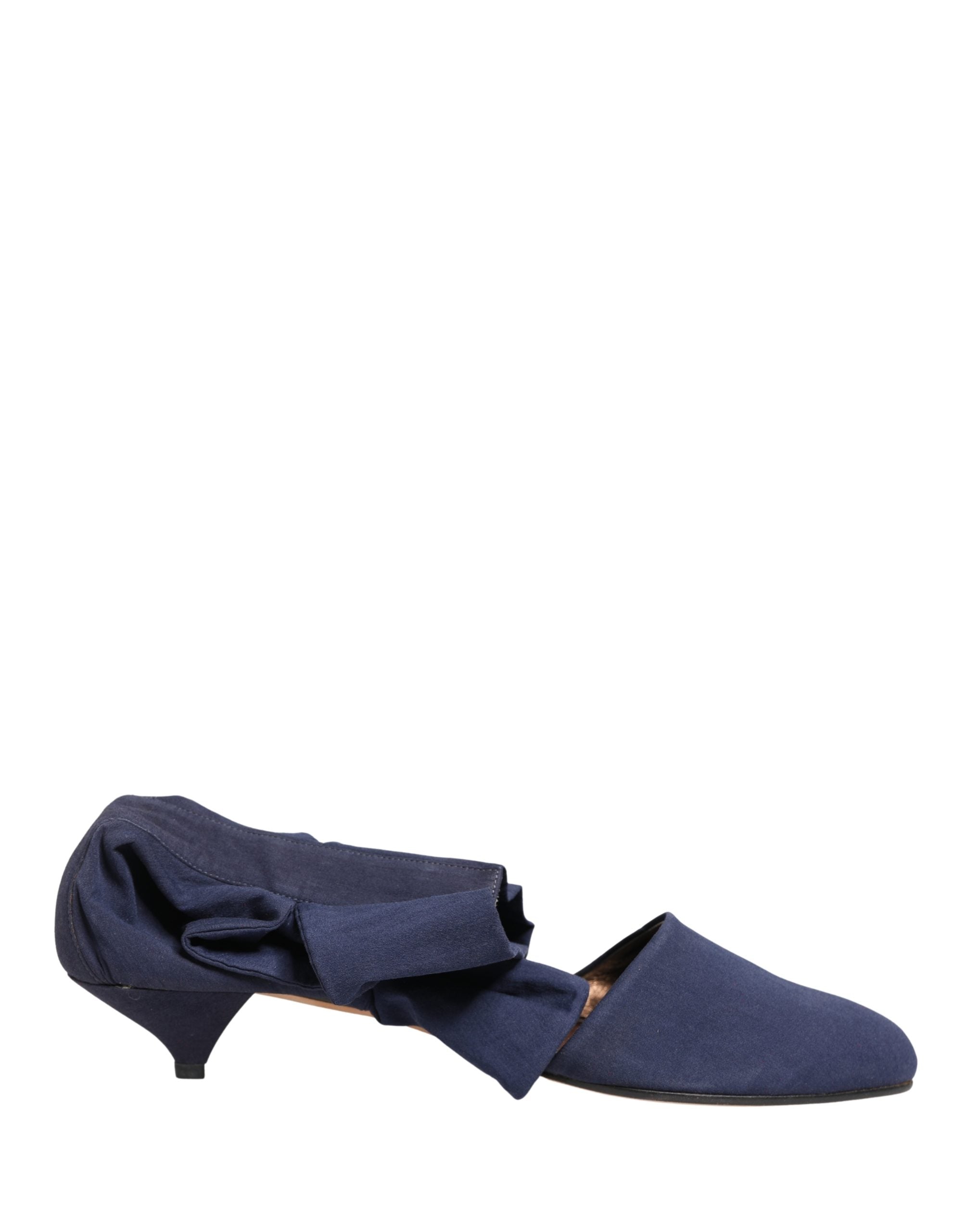 Dolce & Gabbana Blue Cotton Ankle Boots Women's Shoes