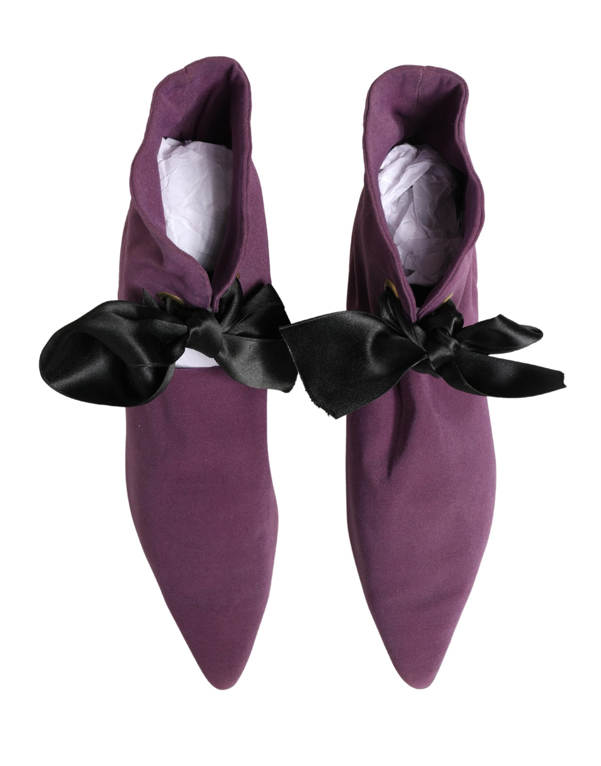 Dolce & Gabbana Purple Mid Calf Boots Women's Shoes (Pre-Owned)