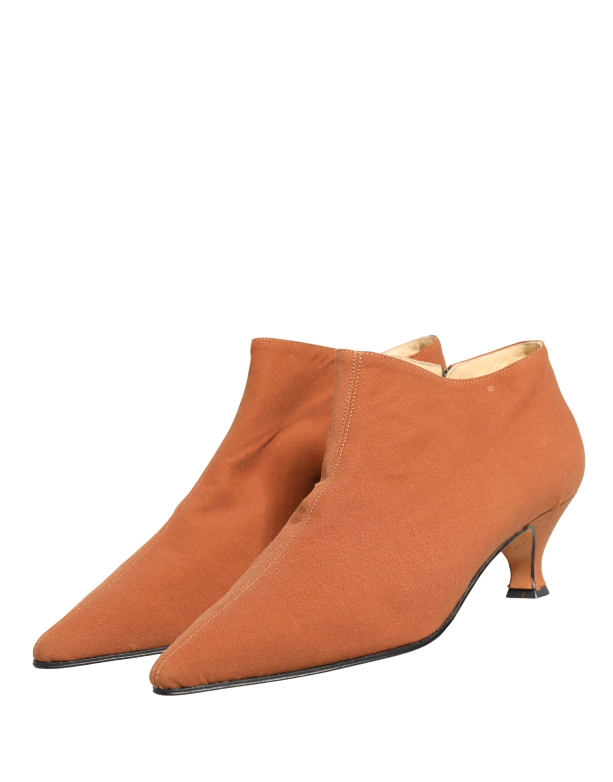Dolce & Gabbana Brown Suede Ankle Boots Women's Shoes (Pre-Owned)