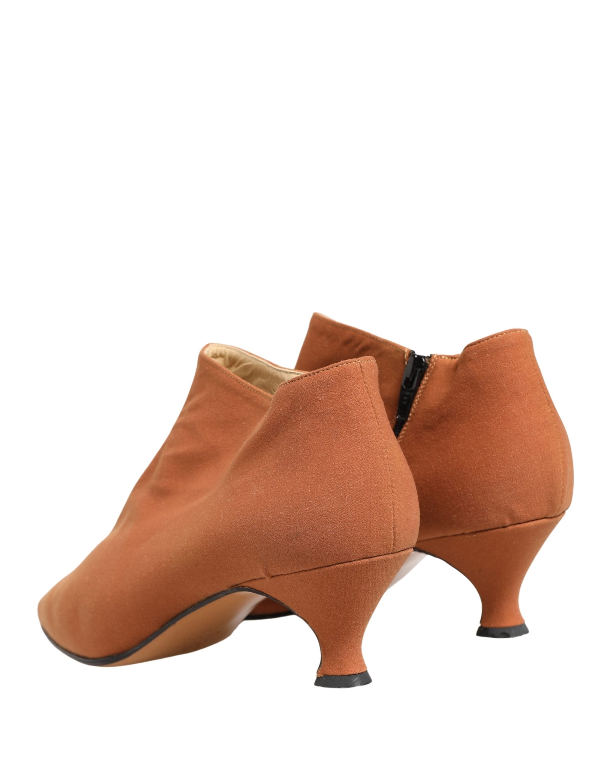 Dolce & Gabbana Brown Suede Ankle Boots Women's Shoes (Pre-Owned)