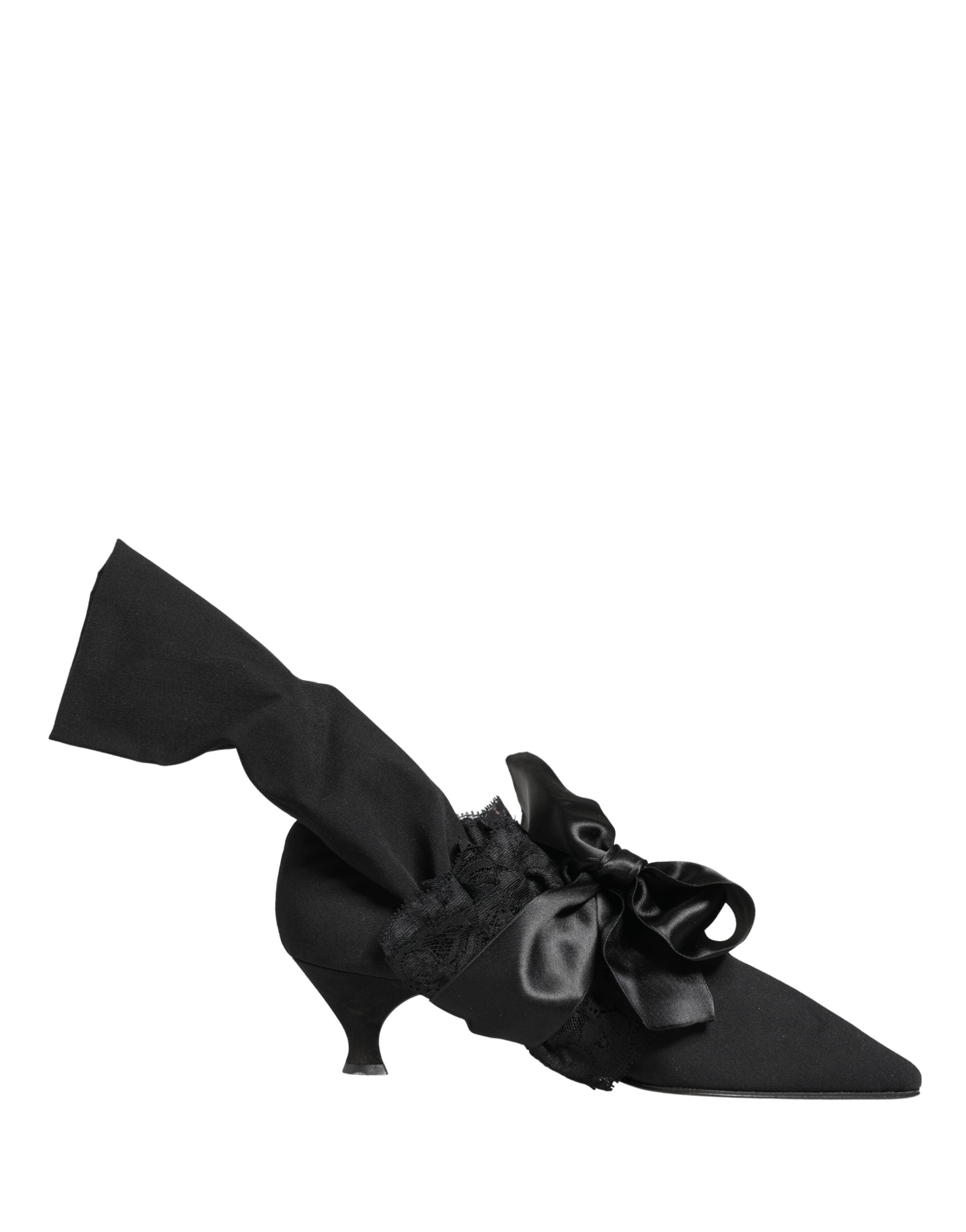 Dolce & Gabbana Black Suede Mid Calf Boots Women's Shoes