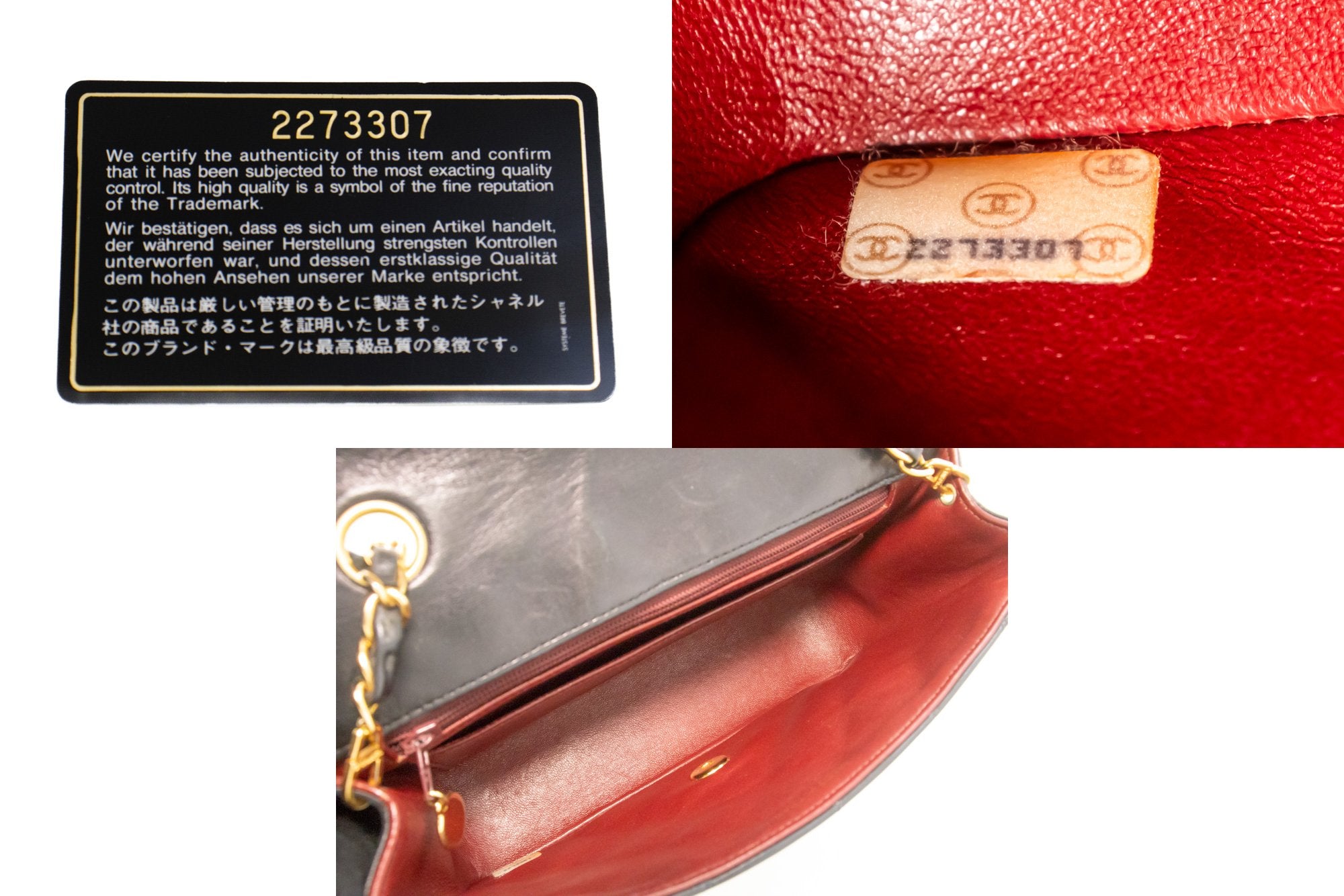 Chanel Diana Black Leather Shoulder Bag (Pre-Owned)