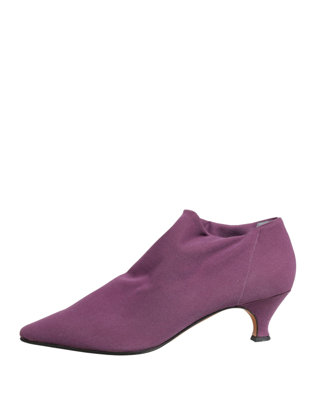 Dolce & Gabbana Women's Purple Suede Ankle Boots Women's Shoes