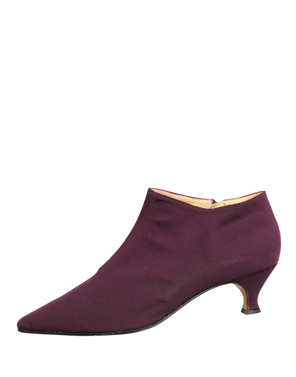 Dolce & Gabbana Purple Suede AnkleBoots Women's Shoes (Pre-Owned)