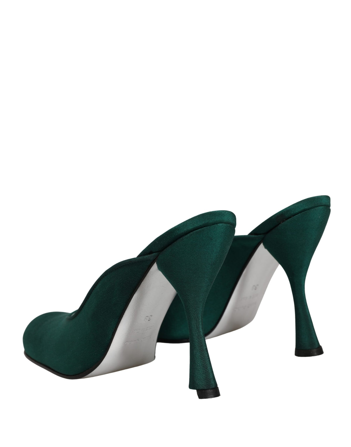 Dolce & Gabbana Green Suede Leather High Heel Pumps Women's Shoes (Pre-Owned)