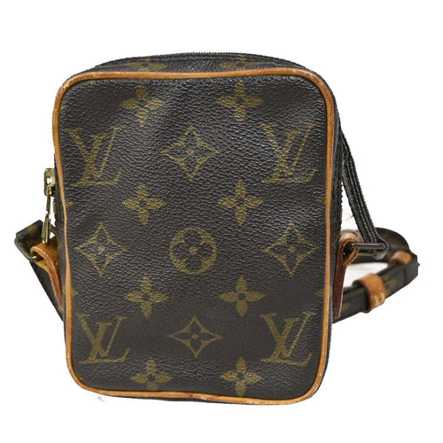 Louis Vuitton Danube Brown Gold Plated Shoulder Bag (Pre-Owned)