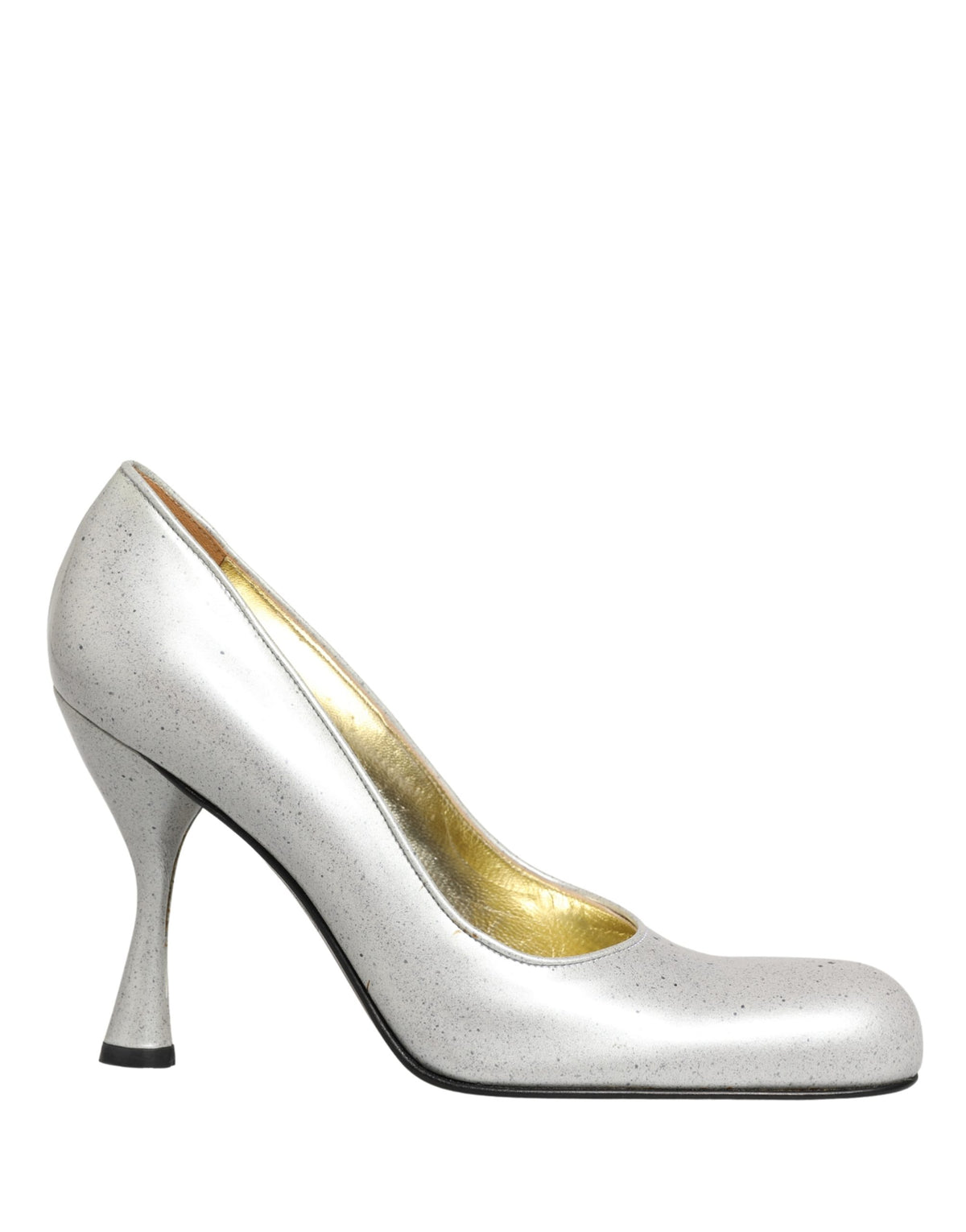 Dolce & Gabbana White Leather High Heels Women Pumps Women's Shoes